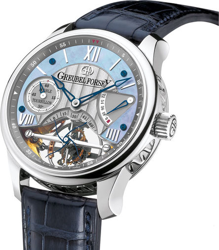 Greubel Forsey DOUBLE-TOURBILLON-VISION-PT-MOP Double Tourbillon 30 ° fake watches